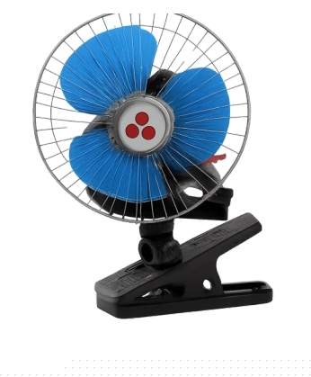 پنکه خودرو ۶ اینچ ۱۲ ولت گیره‌ای مدل Oscillating Fan